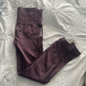 Gym Shark Energy Seamless High Waisted Leggings Purple Wash Size Medium